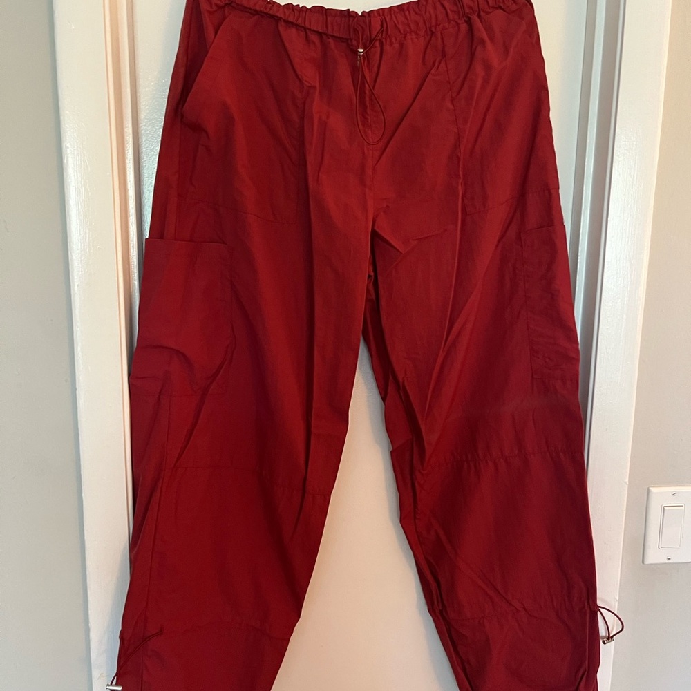 Red Cargo Pants